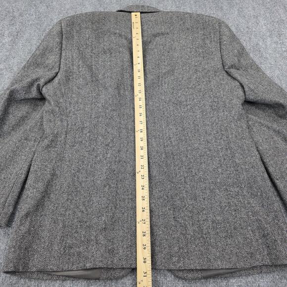 Gianfranco Ruffini Blazer Mens 42R Camel Hair Blend Italy Herringbone Jacket - Picture 8 of 16